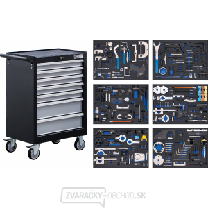 BGS 6076, Dielenský vozík | 7 zásuviek | súpravy náradia na nastavenie motora BGS 6076, Dielenský vozík | 7 zásuviek | súpravy náradia na nastavenie motora gallery main image