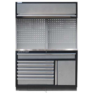 Zostava dielenského nábytku Procarosa PROFI 1371 Pracovná doska:: nerezová Zostava dielenského nábytku Procarosa PROFI 1371 Pracovná doska:: nerezová gallery main image