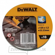 Rezný kotúč 125 x 1,2 mm, 10 ks DeWALT DT43922 Náhľad