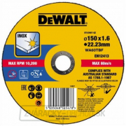 Rezný kotúč 150 x 1,6 mm, typ 1 DeWALT DT43907 Rezný kotúč 150 x 1,6 mm, typ 1 DeWALT DT43907 gallery main image