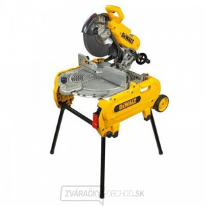 Stolová, pásová a pokosová píla DeWALT D27107XPS 305 mm so zobrazením čiary rezu LED