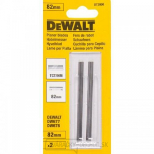 TCT hobľovacie nože z tvrdokovu 82 mm pre DW680/D26500 DeWALT DT3906 TCT hobľovacie nože z tvrdokovu 82 mm pre DW680/D26500 DeWALT DT3906 gallery main image