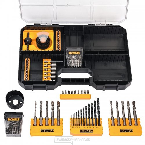 DeWALT DT71583 102-dielna súprava vrtákov a bitov