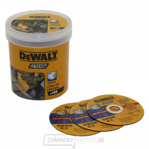 Koliesko pre nerezovú oceľ 125x1,0 mm 100ks DeWALT DT20540 Koliesko pre nerezovú oceľ 125x1,0 mm 100ks DeWALT DT20540 gallery main image