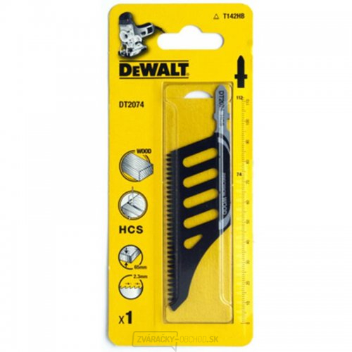 Dokončovacie pílové listy pre priamočiare píly 112 mm DeWALT DT2074 Dokončovacie pílové listy pre priamočiare píly 112 mm DeWALT DT2074 gallery main image