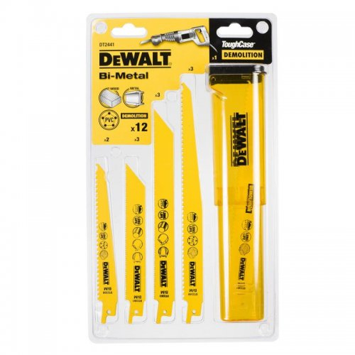 12-dielna sada pílových listov na drevo a kov DeWALT DT2441