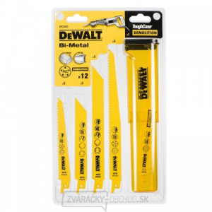 12-dielna sada pílových listov na drevo a kov DeWALT DT2441