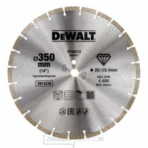 Diamantový kotúč 350 mm DeWALT DT40213