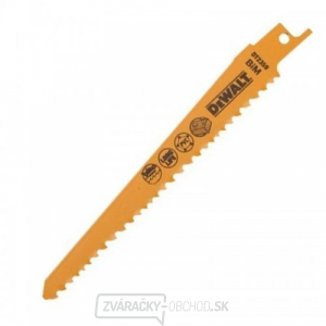 Pílový list na drevo s klincami rýchly rez pre mečové píly 152mm 5ks DeWALT DT2359