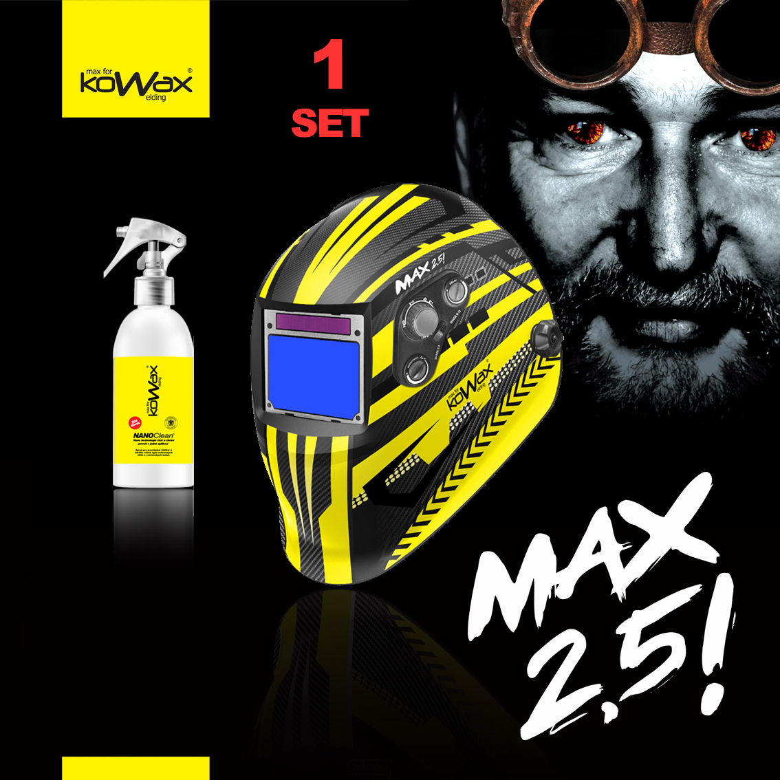 KOWAX Kukla samostmievacia MAX2,5! SET 1