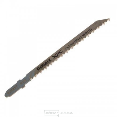 Pílový list na tvrdé drevo a plast do 30 mm čistý rez pre priamočiare píly 100 mm 3ks DeWALT DT2217