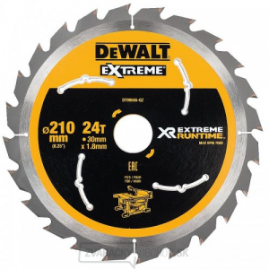 Pilový kotúč 210x30mm 24z DeWALT FLEXVOLT DT99565 Pilový kotúč 210x30mm 24z DeWALT FLEXVOLT DT99565 gallery main image