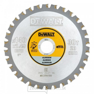 Pilový kotúč 140x20 mm, 30 zubov pre akumulátorové píly DeWALT DT1910 Pilový kotúč 140x20 mm, 30 zubov pre akumulátorové píly DeWALT DT1910 gallery main image
