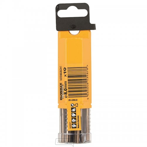 HSS-E COBALT 8×117mm (10ks) DeWALT DT4938