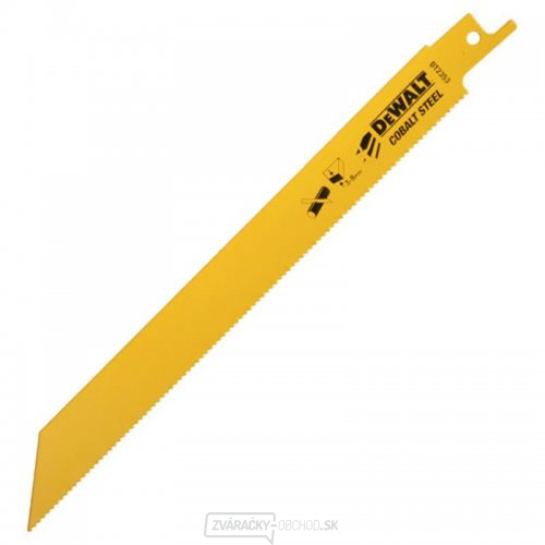 Pílový list na kov, plech, rúry a profily 3-8 mm pre mečové píly 203 mm 5 ks DeWALT DT2353 Pílový list na kov, plech, rúry a profily 3-8 mm pre mečové píly 203 mm 5 ks DeWALT DT2353 gallery main image