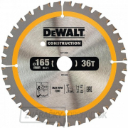 Pilový kotúč 165x20 mm, 36 zubov pre akumulátorové píly DeWALT DT1950 Pilový kotúč 165x20 mm, 36 zubov pre akumulátorové píly DeWALT DT1950 gallery main image