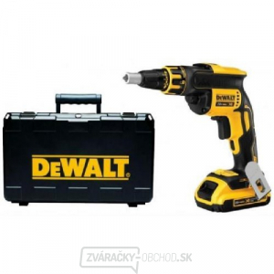 Akumulátorový skrutkovač na sadrokartón 18 V Li-Ion 2x2,0 Ah DeWALT DCF620D2 Akumulátorový skrutkovač na sadrokartón 18 V Li-Ion 2x2,0 Ah DeWALT DCF620D2 gallery main image