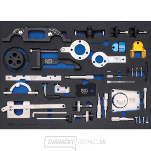 BGS 4138, Vložka do dielenského vozíka 3/3: súprava náradia na nastavenie motora | pre Opel, Chevrolet, Saab, Fiat, Lancia, BGS 4138, Vložka do dielenského vozíka 3/3: súprava náradia na nastavenie motora | pre Opel, Chevrolet, Saab, Fiat, Lancia, gallery main image