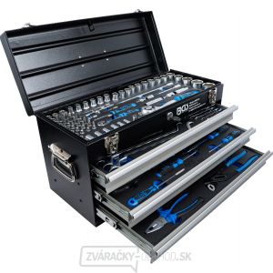 Súprava náradia v kovovom kufri BGS 3318, 3 zásuvky | 143 ks náradia Súprava náradia v kovovom kufri BGS 3318, 3 zásuvky | 143 ks náradia gallery main image