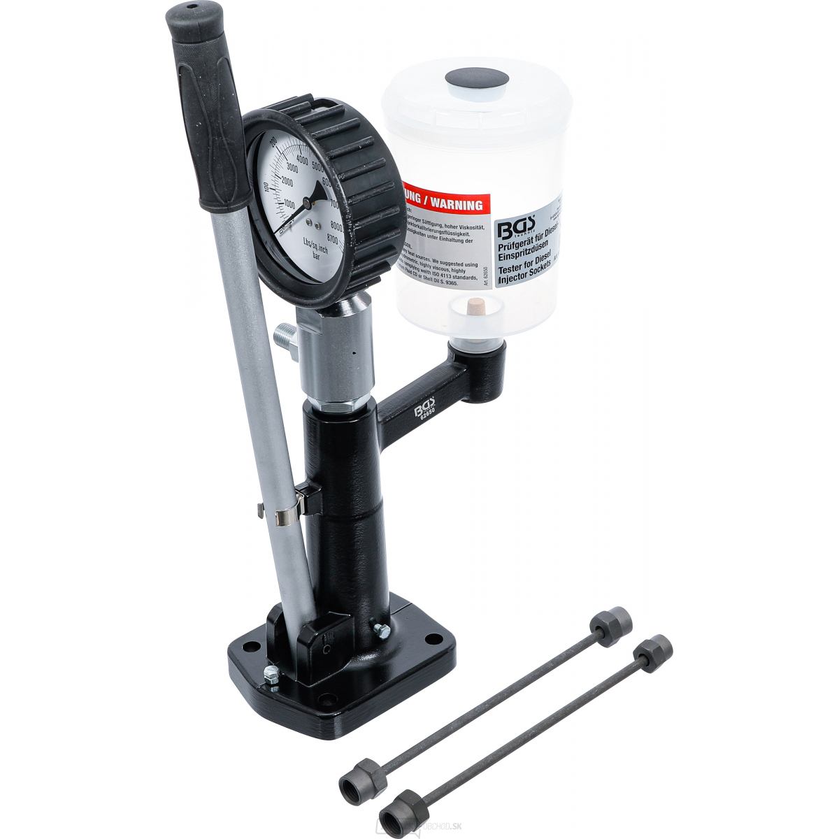 Tester vstrekovačov diesel, BGS 62650 Tester vstrekovačov diesel, BGS 62650 gallery main image