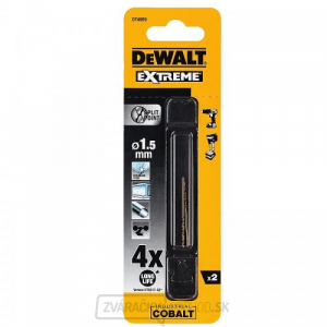 HSS-E COBALT 1,5x34mm (2ks) DeWALT DT4959 HSS-E COBALT 1,5x34mm (2ks) DeWALT DT4959 gallery main image