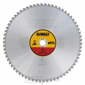 Pilový kotúč na rezanie kovu 355x25,4mm 66z EXTREME DeWALT DT1926 gallery main image