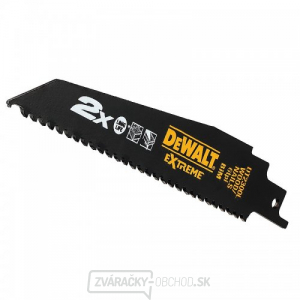 Pílový list na rezanie dreva a dreva s klincami pre mečové píly (5ks) 152mm DeWALT DT2300L
