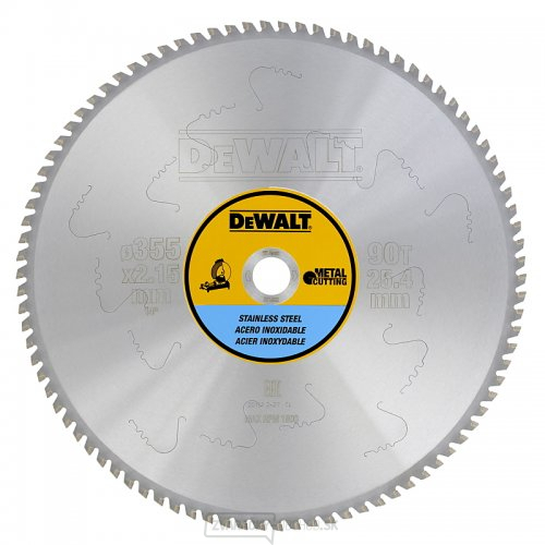 Pilový kotúč na rezanie kovu 355x25,4mm 90z EXTREME DeWALT DT1922