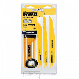 6-dielna sada pílových listov na drevo a kov DeWALT DT2440L gallery main image