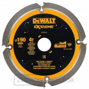 Pilový kotúč na cementovláknité dosky a laminát 190x30 mm 4z DeWALT DT1472 gallery main image