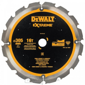 Pílový kotúč na cementovláknité dosky a laminát 305x30mm 16z DeWALT DT1475 gallery main image