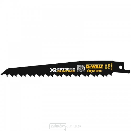 Demolačný pílový list na drevo s klincami pre mečové píly 152mm 5ks DeWALT FLEXVOLT DT99554