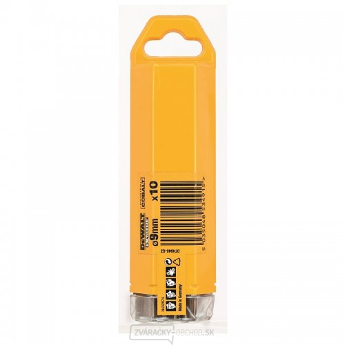 Vrták do kovu HSS-E COBALT 9×125mm (10ks) DeWALT DT4940