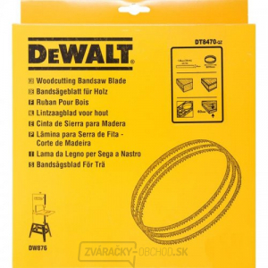 Pilový kotúč pre DW876 na drevo a plasty 4 mm DeWALT DT8470 gallery main image