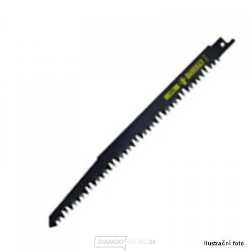 Pílový list na drevo (guľatinu a rezivo) rýchle a zakrivené rezy pre mečové píly 305mm 5ks DeWALT DT2432