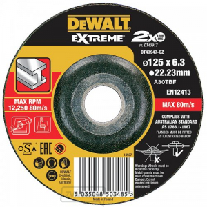 Rezný kotúč 115 x 1,2 mm, 10 ks DeWALT DT43921