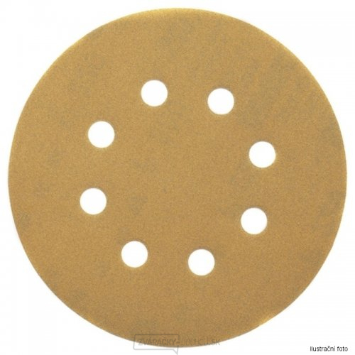 Brúsny kotúč na suchý zips pre excentrické brúsky K40 125mm 25ks DeWALT DT3111