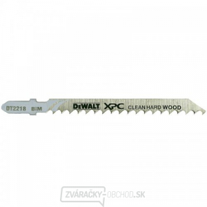 Pílový list na tvrdé drevo a plast do 60 mm čistý rez pre priamočiare píly 100 mm 3ks DeWALT DT2218 Pílový list na tvrdé drevo a plast do 60 mm čistý rez pre priamočiare píly 100 mm 3ks DeWALT DT2218 gallery main image