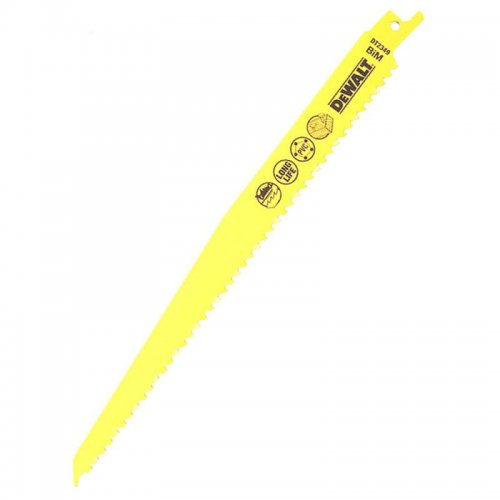 Demolačný pílový list na drevo s klincami rýchly rez pre mečové píly 228mm 5ks DeWALT DT2349