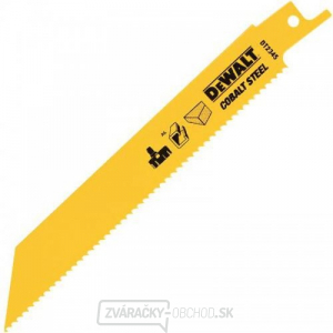 Demolačný pílový list na drevo s klincami a hliník pre akumulátorové mečové píly 152mm 5ks DeWALT DT2345 gallery main image