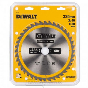 Pilový kotúč 235x30mm 40z ATB 10° DeWALT DT1955