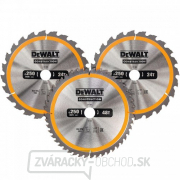 Sada 3 pílových listov 250x30 mm (2xDT1956, 1xDT1957) DeWALT DT1963 Sada 3 pílových listov 250x30 mm (2xDT1956, 1xDT1957) DeWALT DT1963 gallery main image