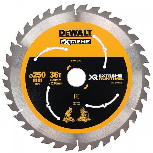 Pilový kotúč 250x30mm 36z DeWALT FLEXVOLT DT99572