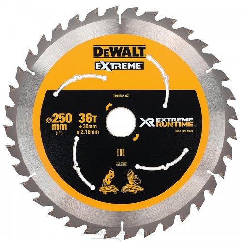 Pilový kotúč 250x30mm 36z DeWALT FLEXVOLT DT99572