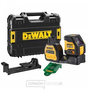 Akumulátorový zelený krížový laser 18V/12V bez batérie DeWALT DCE088NG18 Akumulátorový zelený krížový laser 18V/12V bez batérie DeWALT DCE088NG18 gallery main image