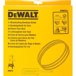 Univerzálny pílový list pre DW876 na drevo a plast 10 mm DeWALT DT8472 gallery main image