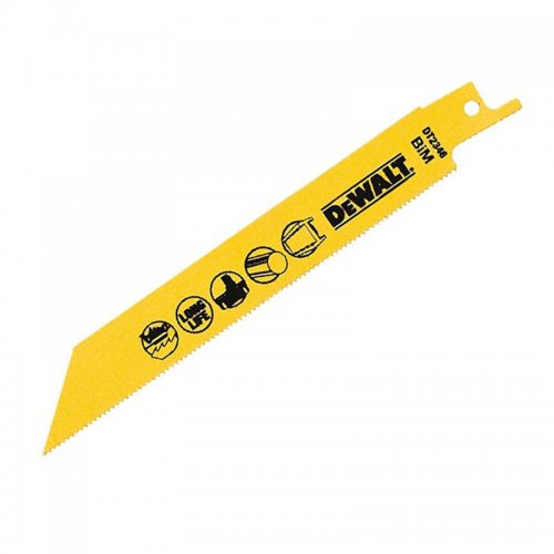 Demolačný pílový list na plasty, rúry a vrstvené materiály 3-12 mm pre mečové píly 152 mm 5 ks DeWALT DT2348