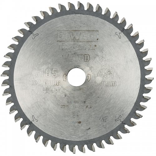 Pilový kotúč série 40 pre kotúčové píly 165x20mm 48z TCG -5° DeWALT DT4087