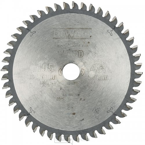 Pilový kotúč série 40 pre kotúčové píly 165x20mm 48z TCG -5° DeWALT DT4087