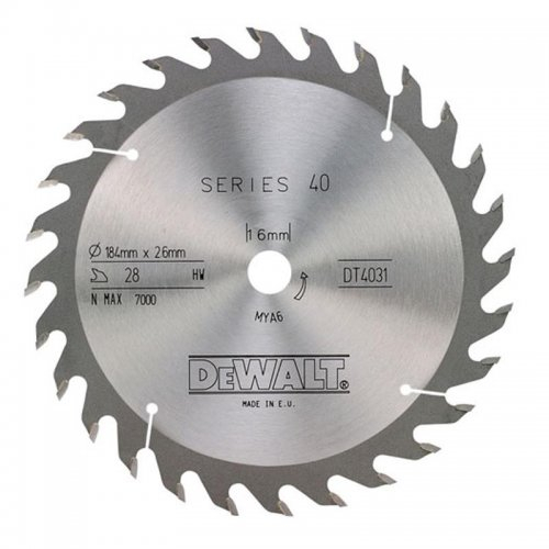 Pilový kotúč 184x16mm 28z ATB 25° DeWALT DT4031